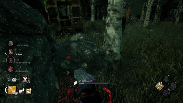 depositing droplet in dead by daylight blood moon event