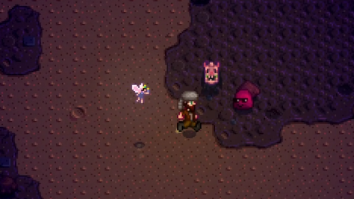 Fairy Box in use inside the Mines in Stardew Valley