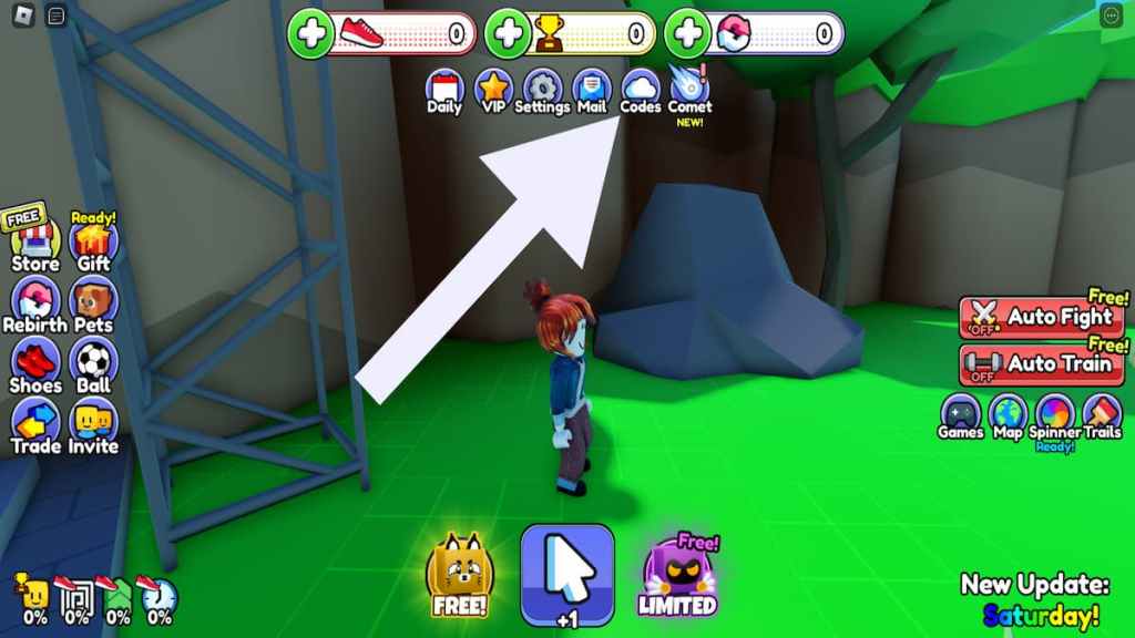 How to redeem codes in Head Soccer Simulator.