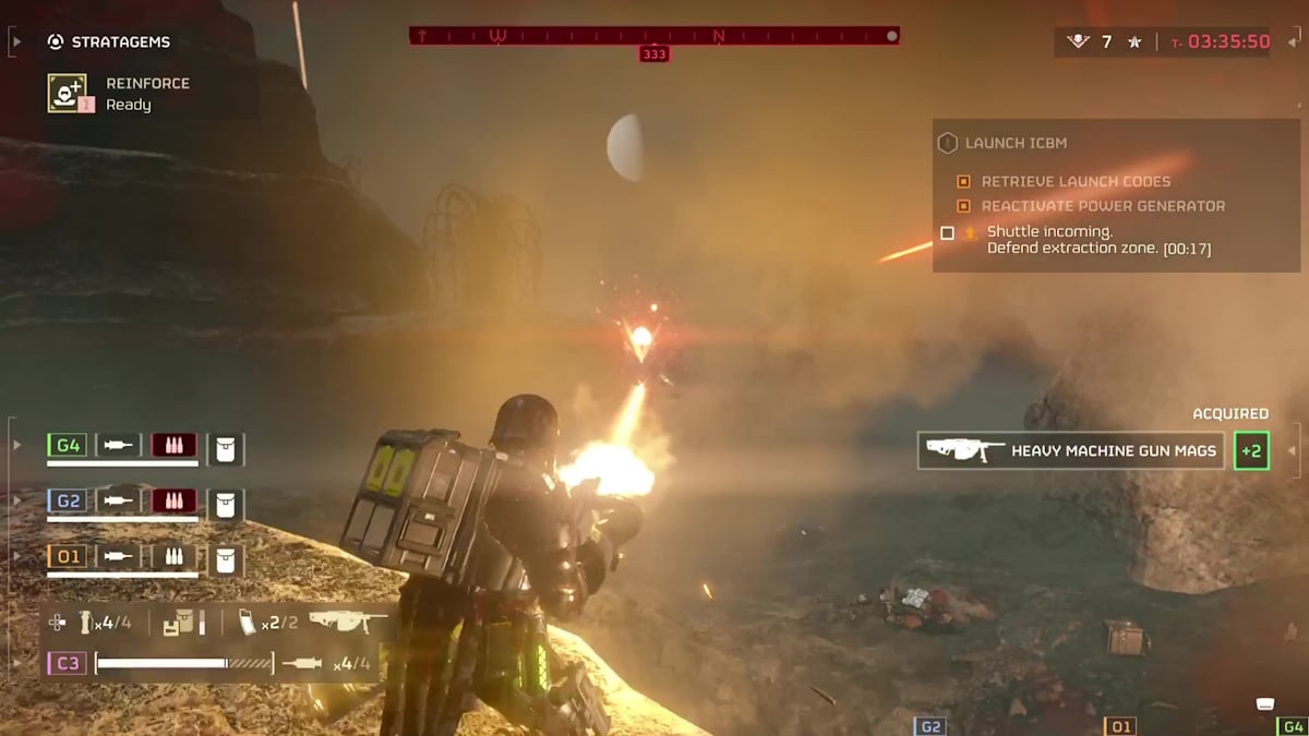 يحصل لاعبو Helldivers 2 على Quasar Cannon وHeavy Machine Gun Strtagems لدعم تدمير الإنسان الآلي