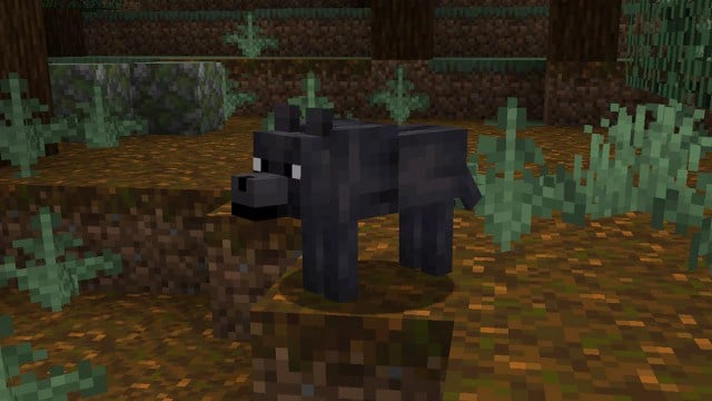 Black Wolf in Minecraft