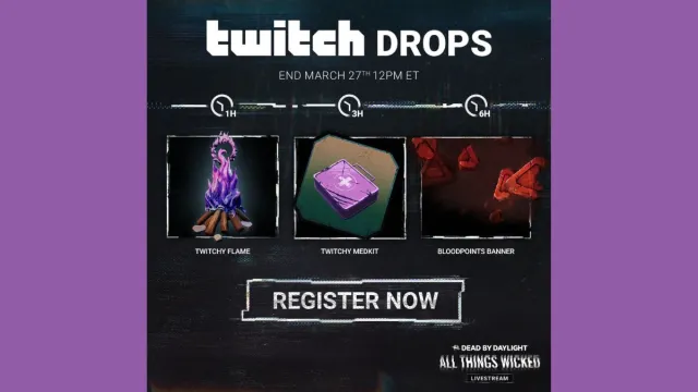 how to get dead by daylight twitch drops