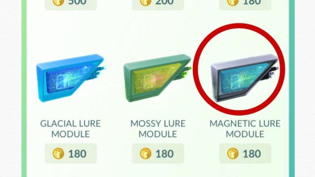 Purchasing Magnetic Lure in Pokemon Go