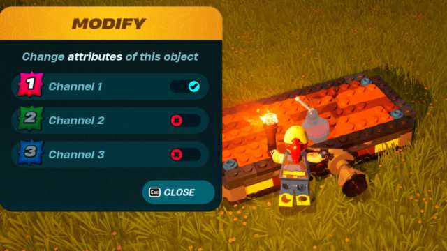 LEGO Fortnite wrench channels