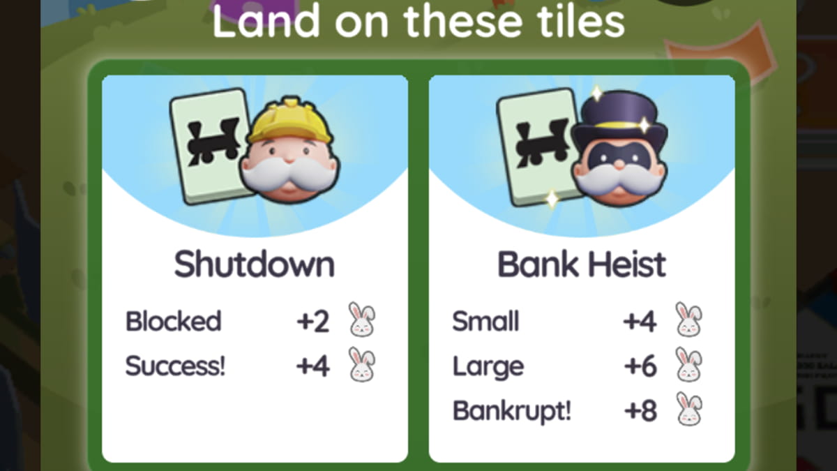 Monopoly GO Bunny Hop points