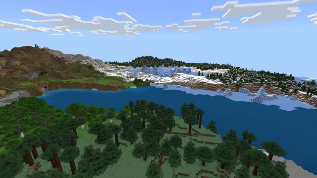 Multiple biomes in Minecraft