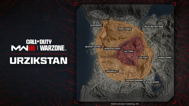 Urzikstan-Karte für MW3 Zombies