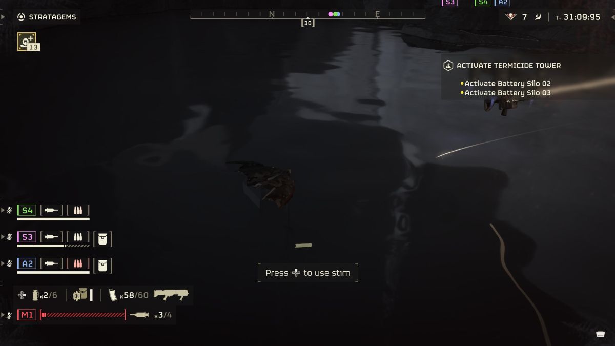player stuck with no reinforcement sin helldivers 2