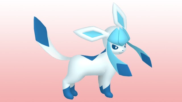 Glaceon, just slightly brights as a shiny, from Pokemon Go
