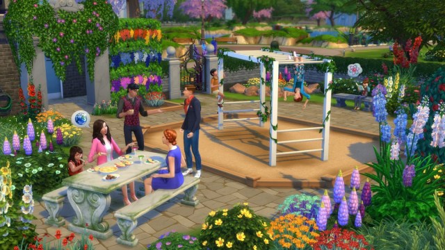 Romantic Garden Sims 4 Stuff Pack