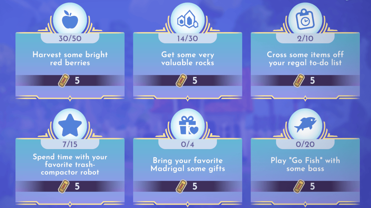 All Lovely Monsters Star Path rewards in Disney Dreamlight Valley