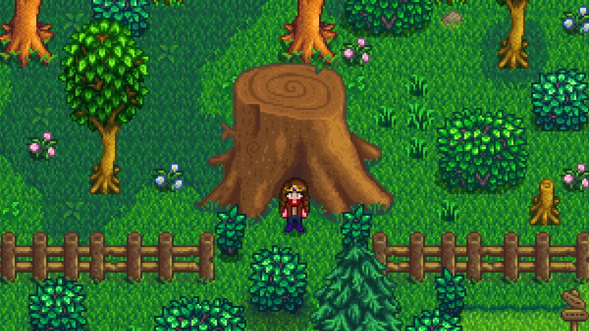 How to find the Big Tree in Stardew Valley 1.6