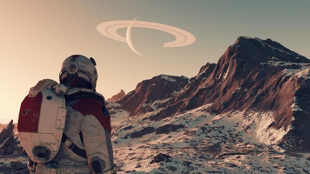 Exploring a planet in Starfield