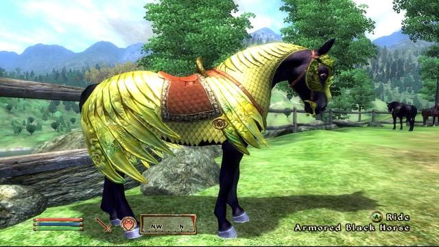 Horse armor DLC in Oblivion