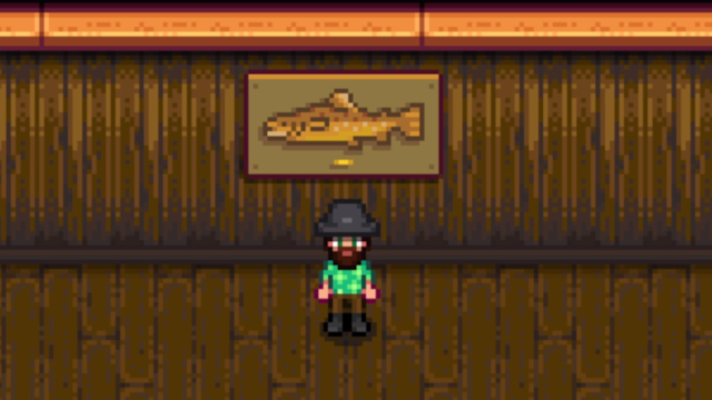 Some of the exclusive prizes from the Trout Derby in Stardew Valley
