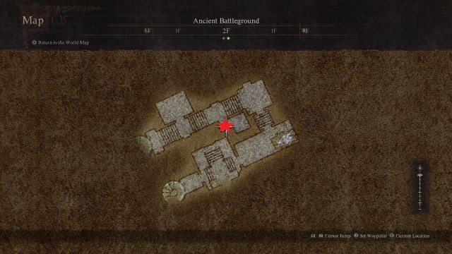 Ancient Battleground room location in Dragon's Dogma 2