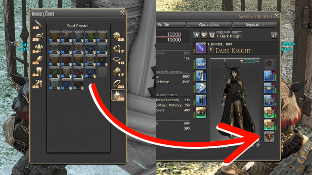 Where to put your Soul Crystal in FFXIV