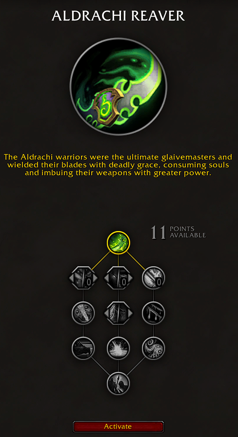 WoW: The War Within Aldrachi Reaver Demon Hunter Hero Talents