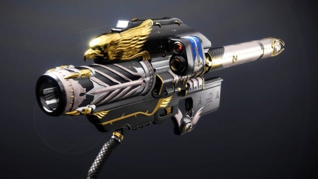 The Destiny 2 exotic Gjallarhorn, originally a Destiny weapon