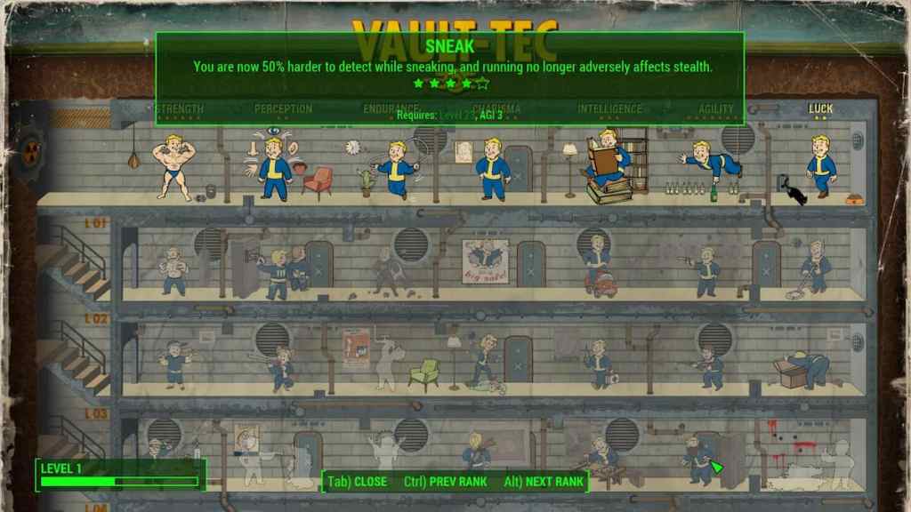 Fallout 4 Best starting stats for Stealth build