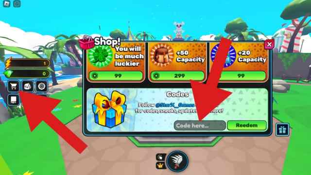 How to redeem codes in Anime Swords X