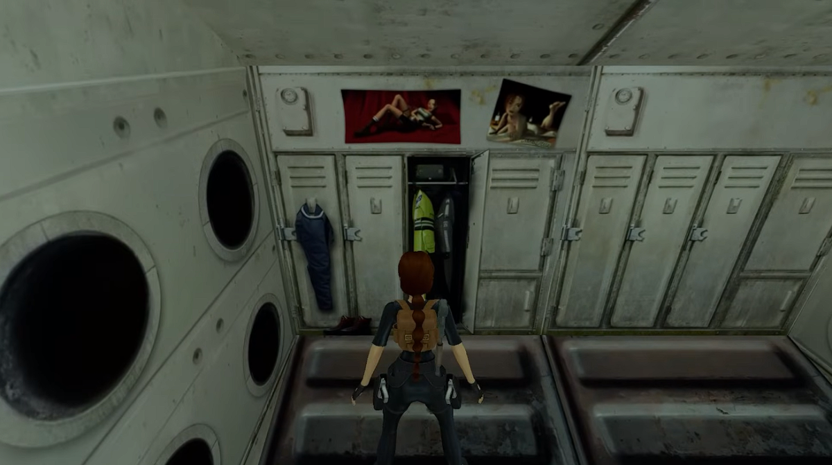 The pin-up posters in tomb raider remastered