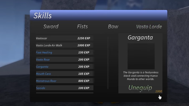 Project Mugetsu (PM) Hollow guide