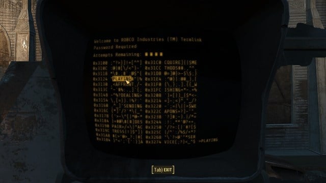 Fallout 4 Hacking minigame