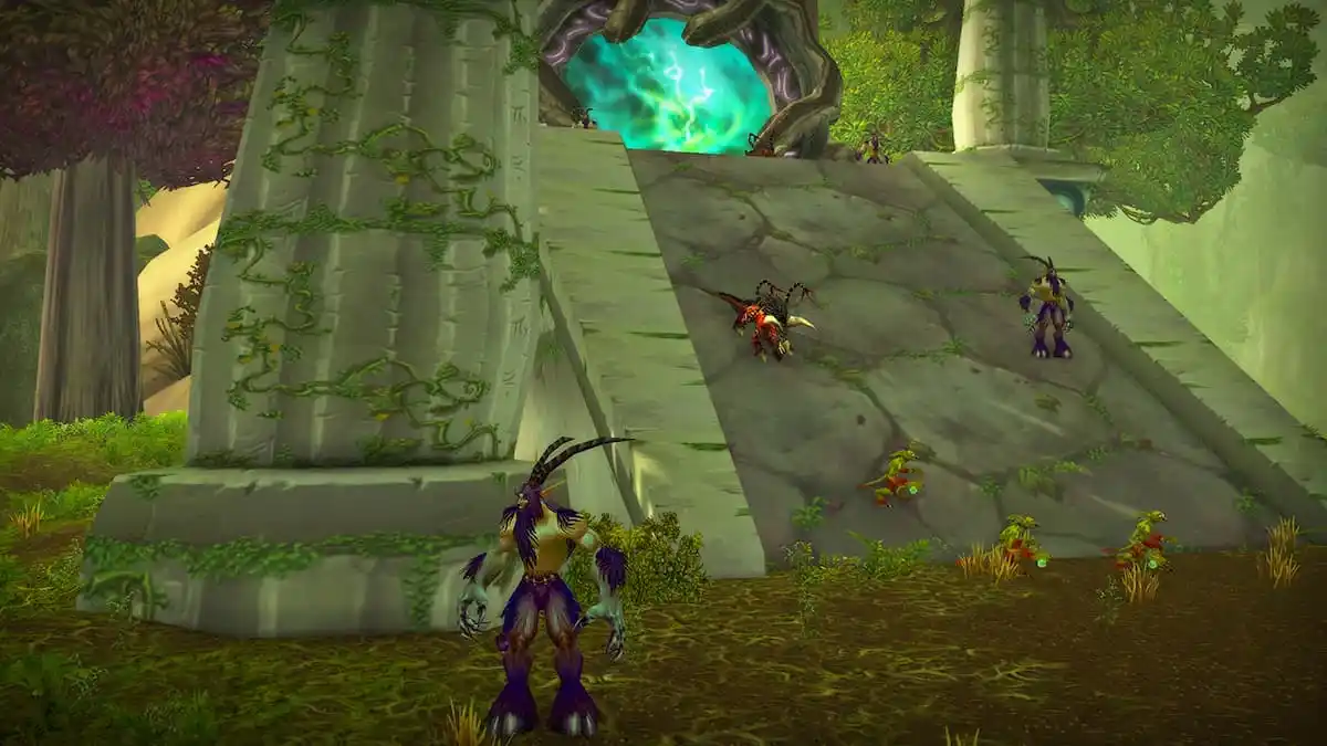 A Nightmare Incursion portal in World of Warcraft's Season of Discovery.
