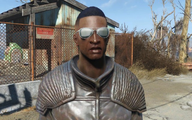 X6-88 from Fallout 4 wearing sunglasses