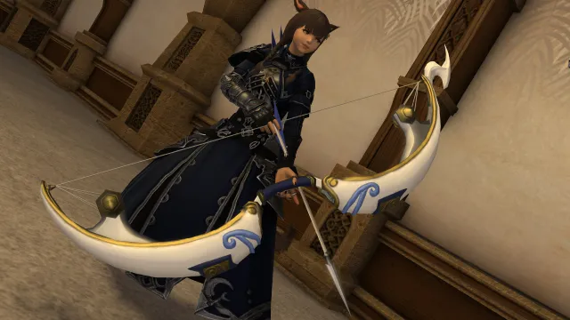 Bow of the White Wisp FFXIV weapon for Bard