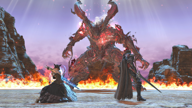 Ifrit as we've never seen him before during A Path Infernal, the FFXIV x FFXVI crossover event
