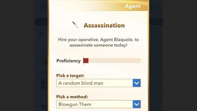 BitLife assassinate as a spy