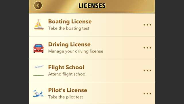 BitLife Pilot and Boating licenses