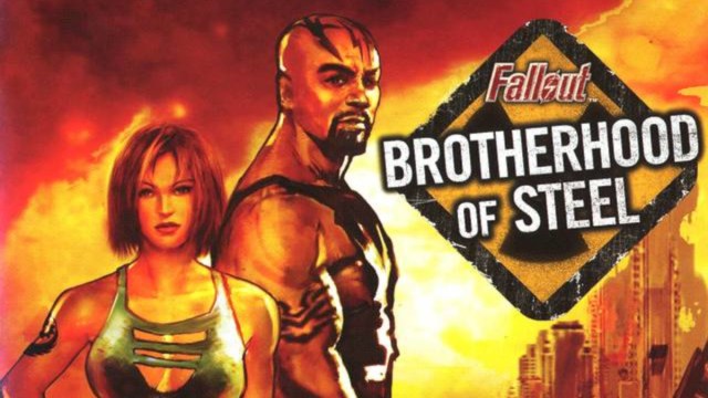 Cover of the physical game Fallout: Brotherhood of Steel