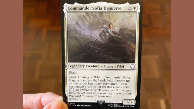 commander sofia daguerre magic the gathering universes beyond fallout