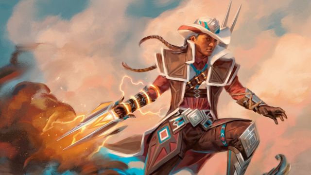 cowboy from magic the gathering outlaws of thunder junction set