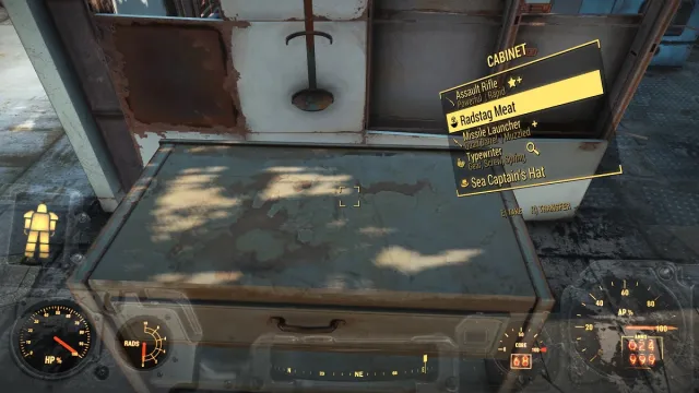 Fallout 4 VR cabinet UI mod