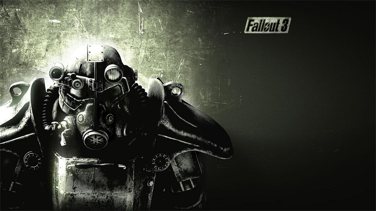 Fallout 3 key art Brotherhood of Steel member in power armor