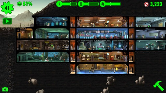 Screenshot von Vault im Fallout Shelter