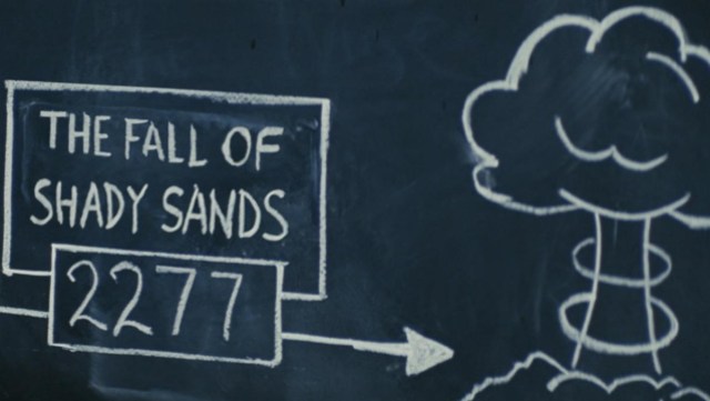 Shady Sands history blackboard