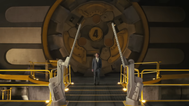 Cooper standing in front of Vault 4