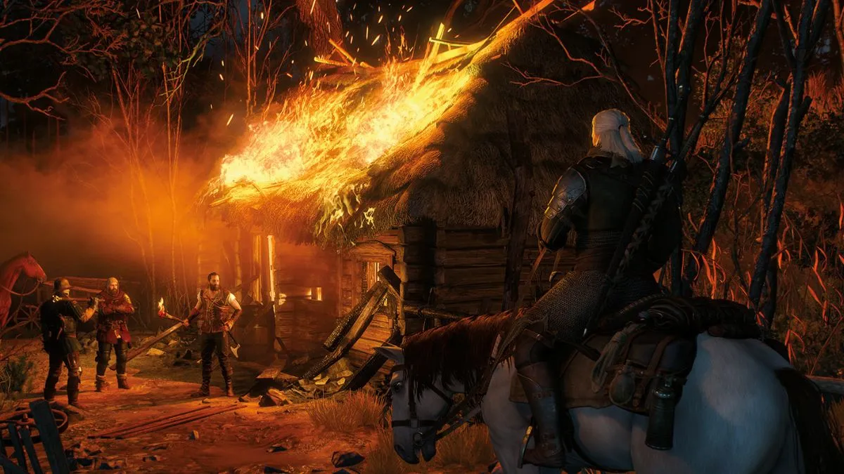 geralt in the withcer 3 wild hunt