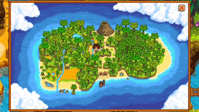 Ginger Island map added in Stardew Valley 1.6