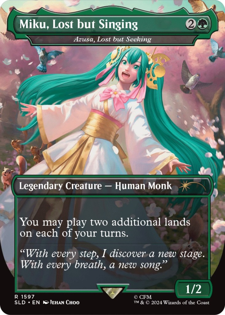 Hatsune Miku is getting her own set of Magic: The Gathering cards throughout 2024