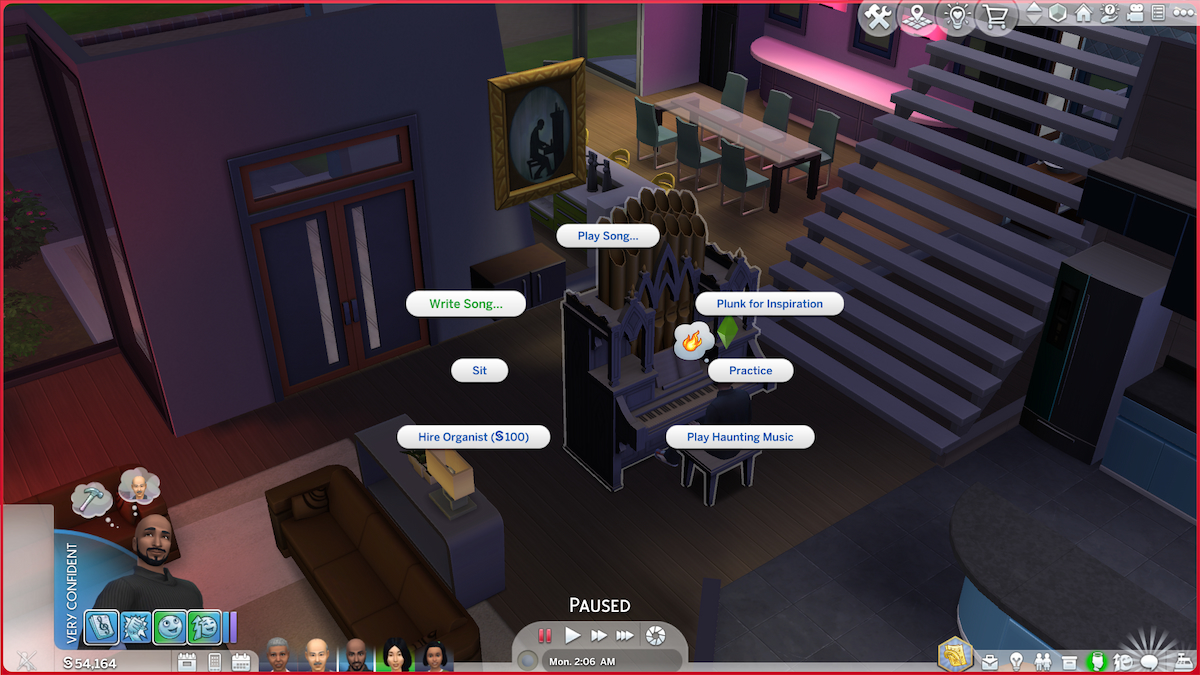 Writing songs in Sims 4