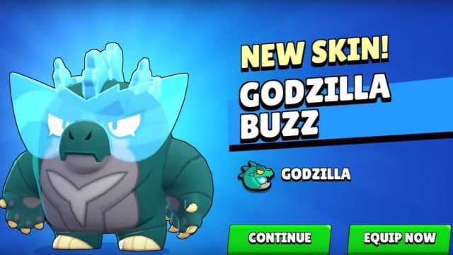 Godzilla Buzz skin in Brawl Stars