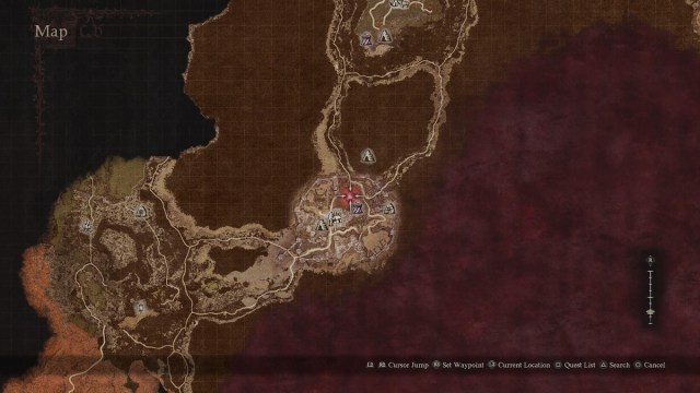Final red beacon location in Dragon's Dogma 2