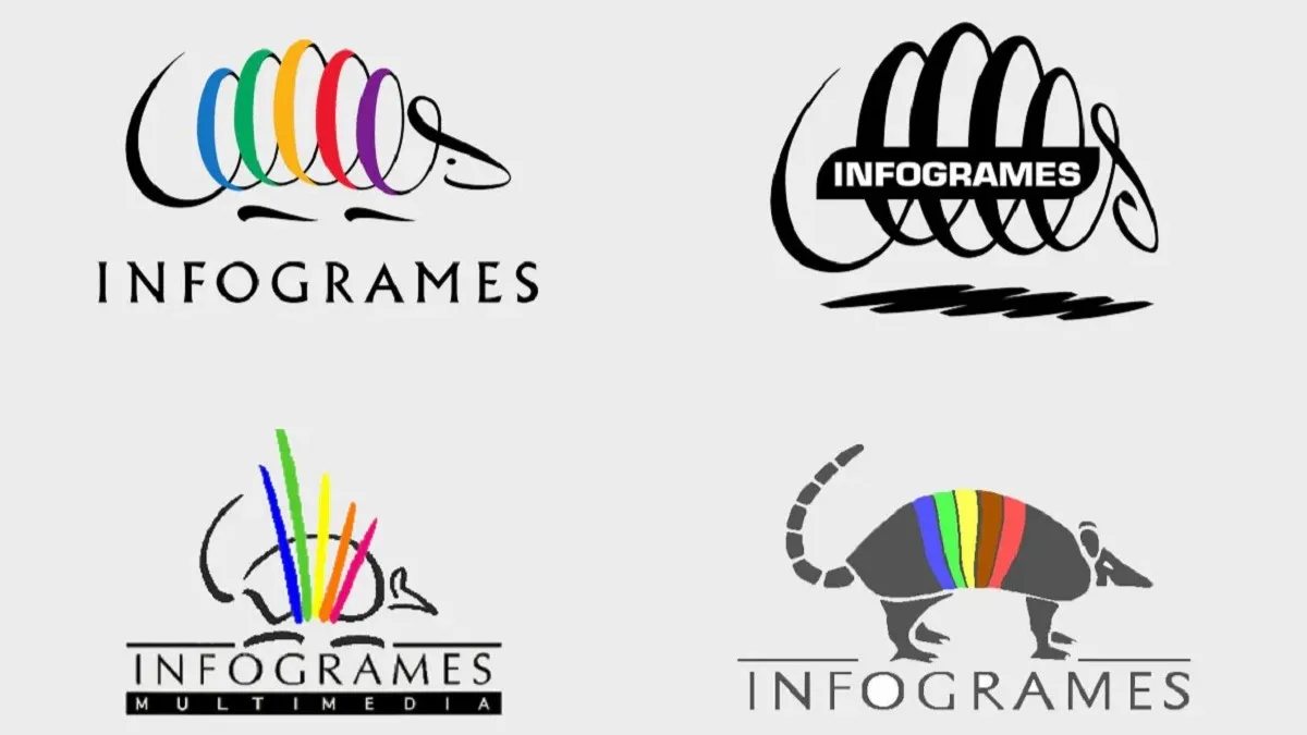 Infogrames logo evolution