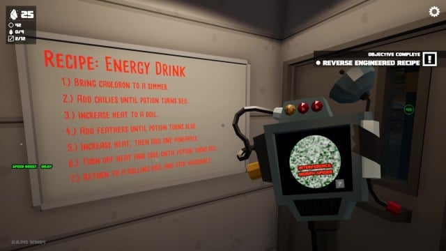 Kill it With Fire 2 potion recipe locations the full energy drink recipe